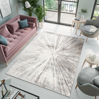 Siva moderna preproga z vzorcem