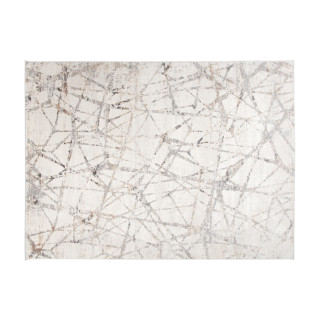 Moderna preproga z vzorcem v sivi barvi