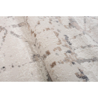 Moderna preproga z vzorcem v sivi barvi