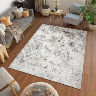 Moderna bela preproga z vzorcem