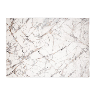 Bela preproga z vzorcem marmorja