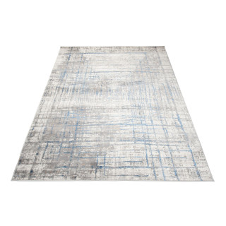 Moderna preproga z modrim vzorcem