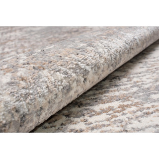 Vzorčasta moderna preproga v beli barvi