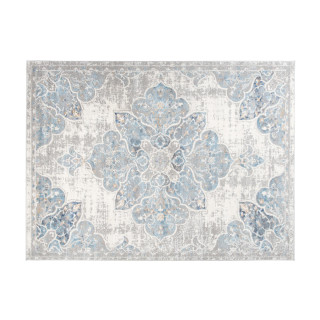 Modra preproga z vzorcem