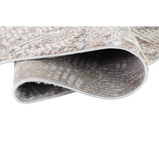 Okrogla moderna preproga z vzorcem