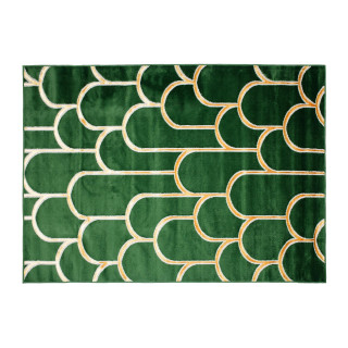 Moderna preproga v zeleni barvi