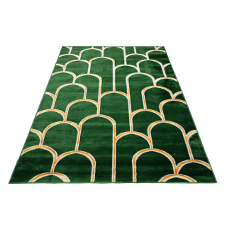 Moderna preproga v zeleni barvi