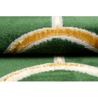 Moderna preproga v zeleni barvi