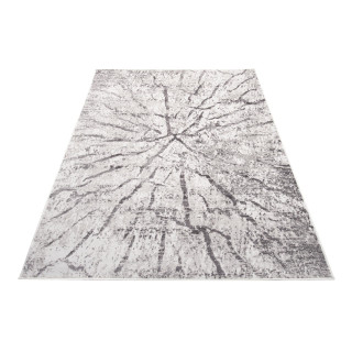 Moderna svetlo siva preproga z vzorcem