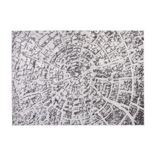 Preproga s sivim vzorcem