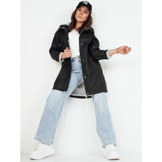 Ženska prehodna jakna v črni barvi