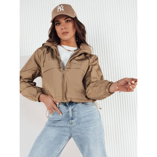 Ženska kratka bež jakna