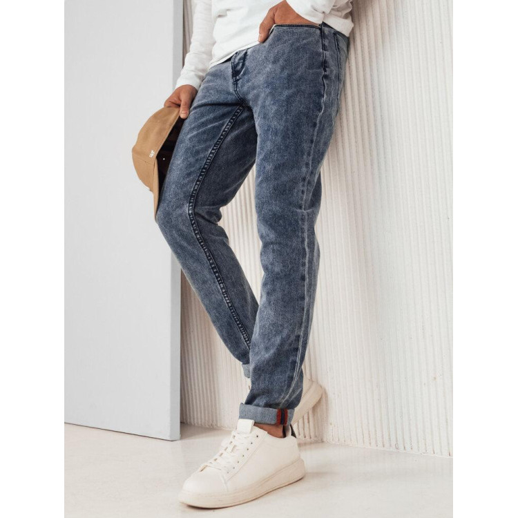 Moške temno modre kavbojke