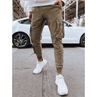 Bež moški žepki s potiskom