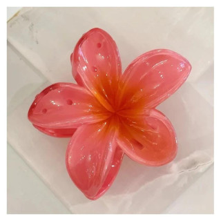 Sponka za lase v ombre rdeči barvi