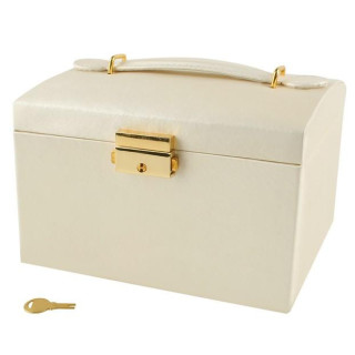 Škatla/kovček za nakit v bež barvi