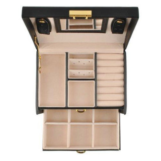 Črna škatla/kovček za nakit