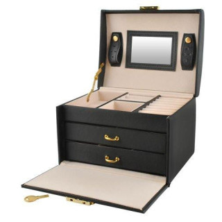 Črna škatla/kovček za nakit