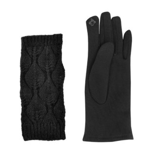 Črne rokavice na dotik