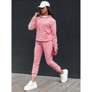 Ženski roza žametni komplet