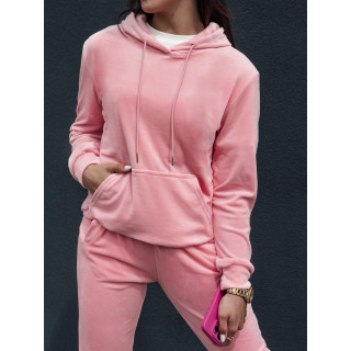 Ženski roza žametni komplet