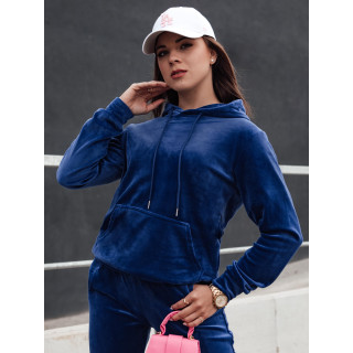 Ženski mornarsko moder žametni komplet