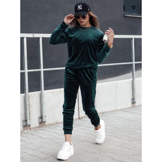 Ženski zeleni žametni komplet