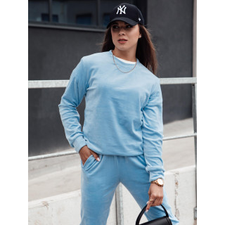 Žametno svetlo moder ženski komplet