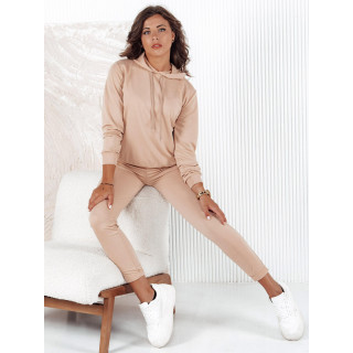 Ženska trenirka v bež barvi