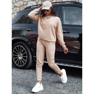 Ženska trenirka v bež barvi