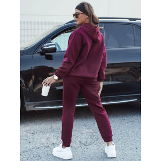 Ženska trenirka v bordo barvi