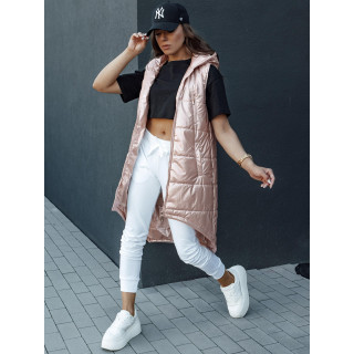 Vijoličen asimetričen ženski telovnik