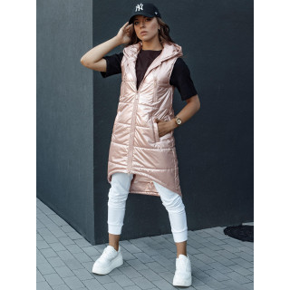 Vijoličen asimetričen ženski telovnik