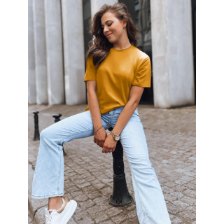 Ženska majica v kamelji barvi