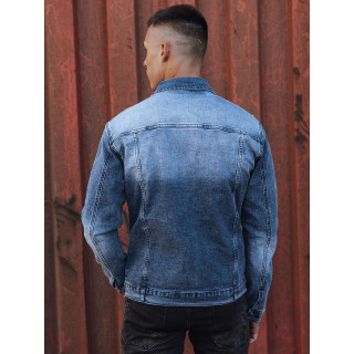 Moška denim jakna v modri barvi