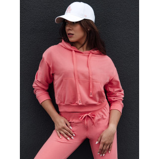 Ženska kratka jopica v koralni barvi