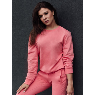 Ženski pulover v koralni barvi