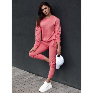 Ženski pulover v koralni barvi