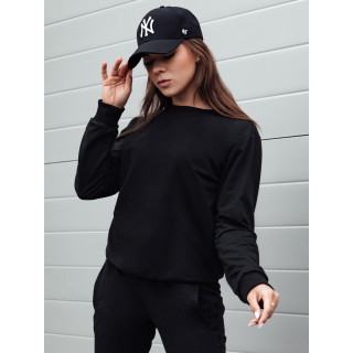 Ženski pulover v črni barvi