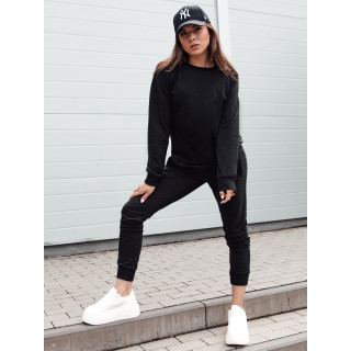 Ženski pulover v črni barvi