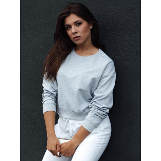 Ženska kratka jopica v svetlo sivi barvi