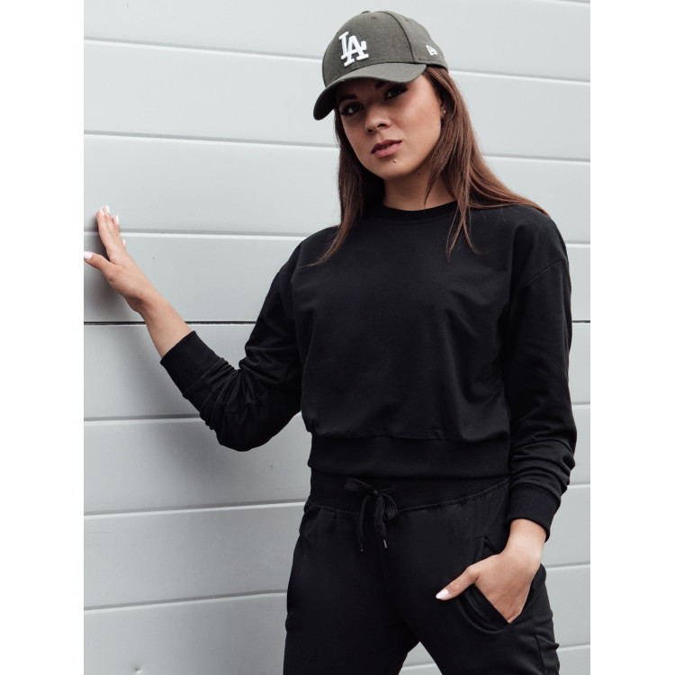 Ženska kratka črna jopica