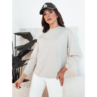 Bež ženski bombažni pulover