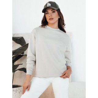 Bež ženski bombažni pulover