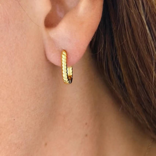 Elegantni uhani iz kirurškega jekla