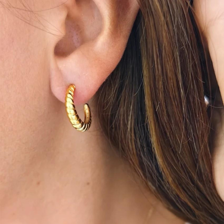 Ženski uhani iz kirurškega jekla