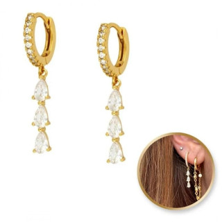 Ženski uhani iz kirurškega jekla