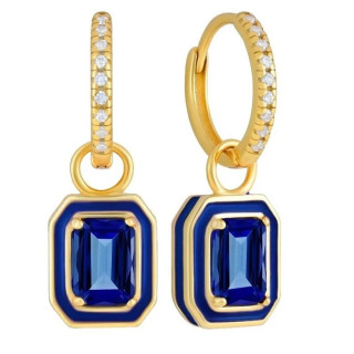 Modri uhani iz kirurškega jekla