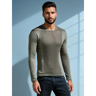 Moški pulover v kaki barvi WX2310