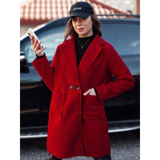 Ženski rdeč jagnječji plašč NY0708